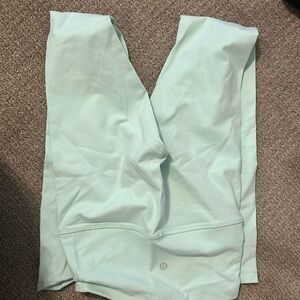 Lululemon size 4 mint green high rise legging